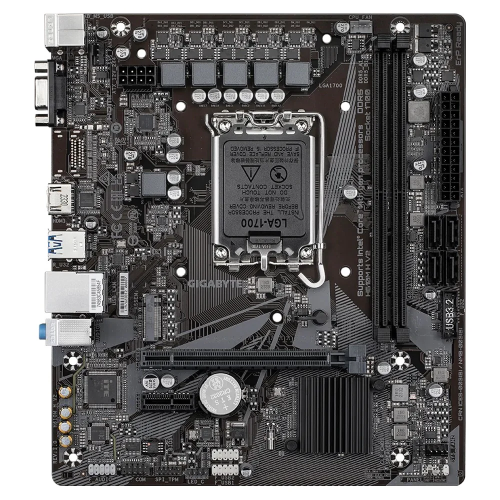 Gigabyte H610M H V2 DDR5 UD Motherboard - Image 2