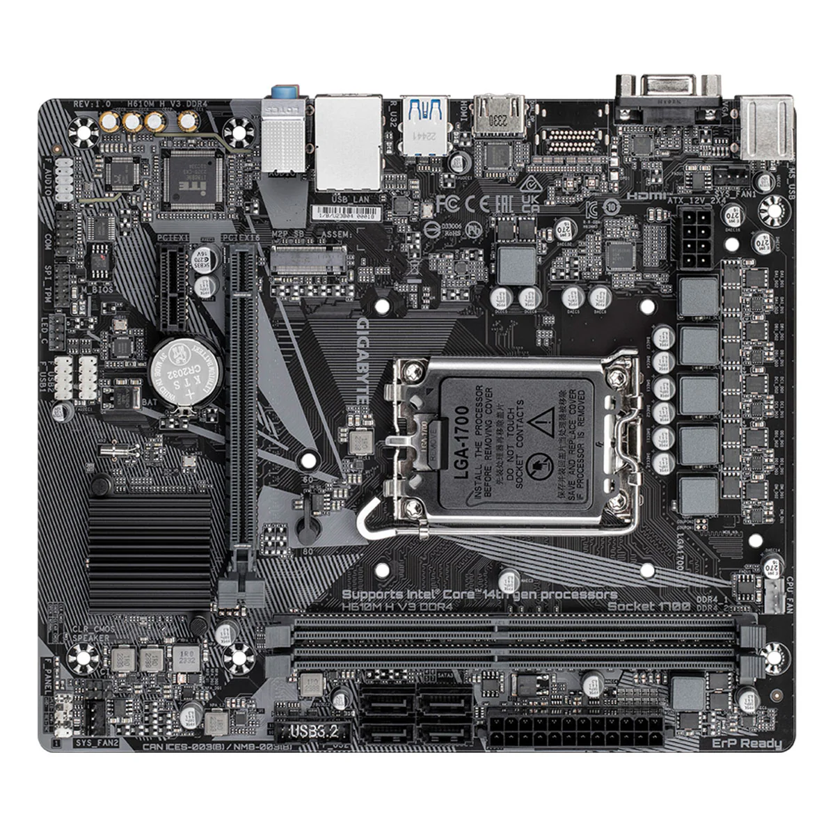 Gigabyte H610M H V3 DDR4 Ultra Durable Motherboard - Image 3