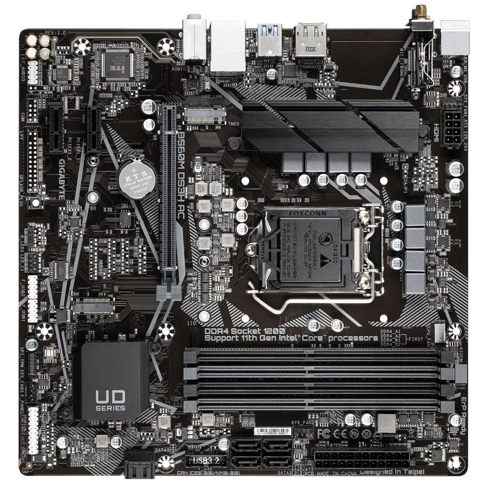 Gigabyte Intel B560M DS3H AC Ultra Durable Motherboard - Image 2
