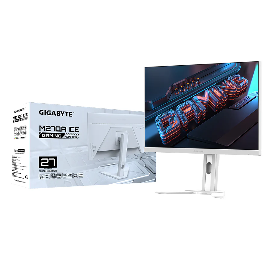 Gigabyte M27QA Ice 27" QHD (2560x1440) 180Hz 1ms MPRT SS IPS Gaming Monitor - Image 6
