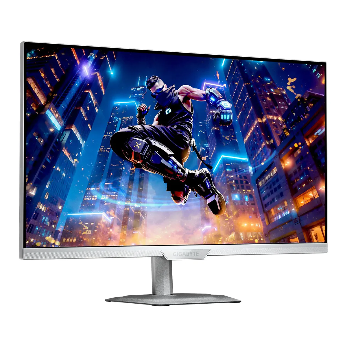 Gigabyte M27UP Ice 27" UHD (3840x2160) 160Hz 1ms GTG SS IPS Edge Gaming Monitor with Tilt / Swivel / Pivot / Height Adjustment - Image 4