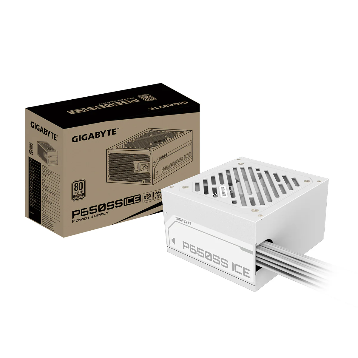 Gigabyte P650SS Ice 80+ Silver 650W Intel ATX 3.0 Power Supply - Image 6