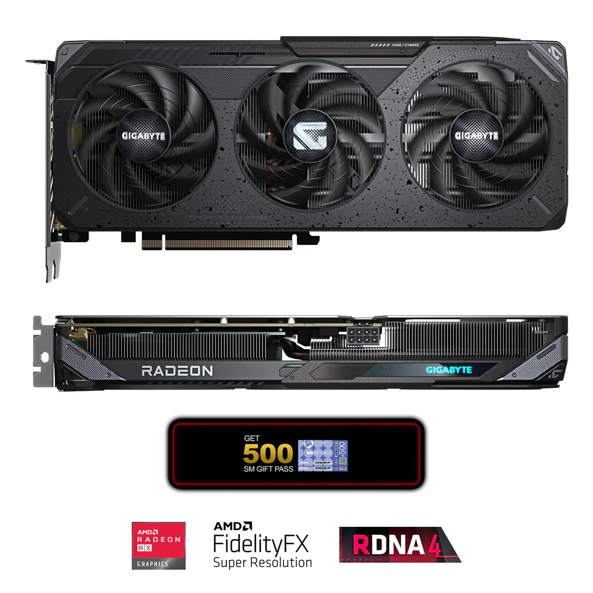 Gigabyte Radeon RX 9060 XT Gaming OC 16GB GDDR6 Graphics Card