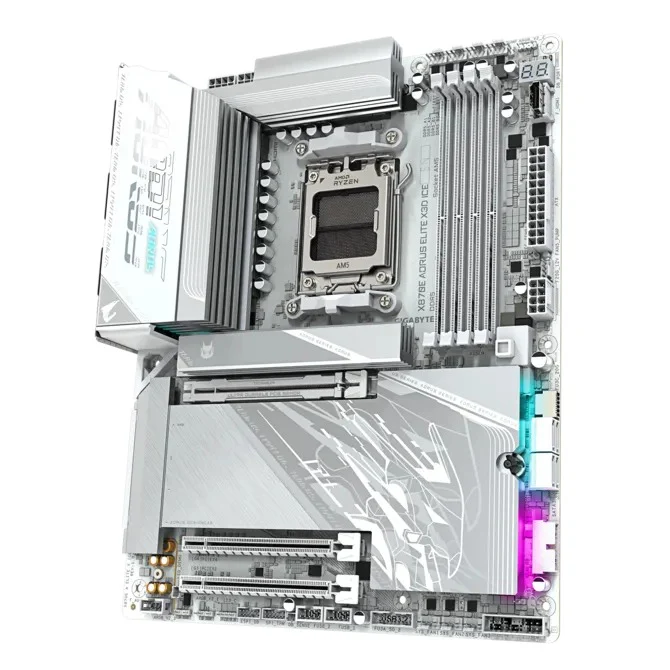 Gigabyte X870E Aorus Elite X3D Ice DDR5 AMD Gaming Motherboard - Image 3
