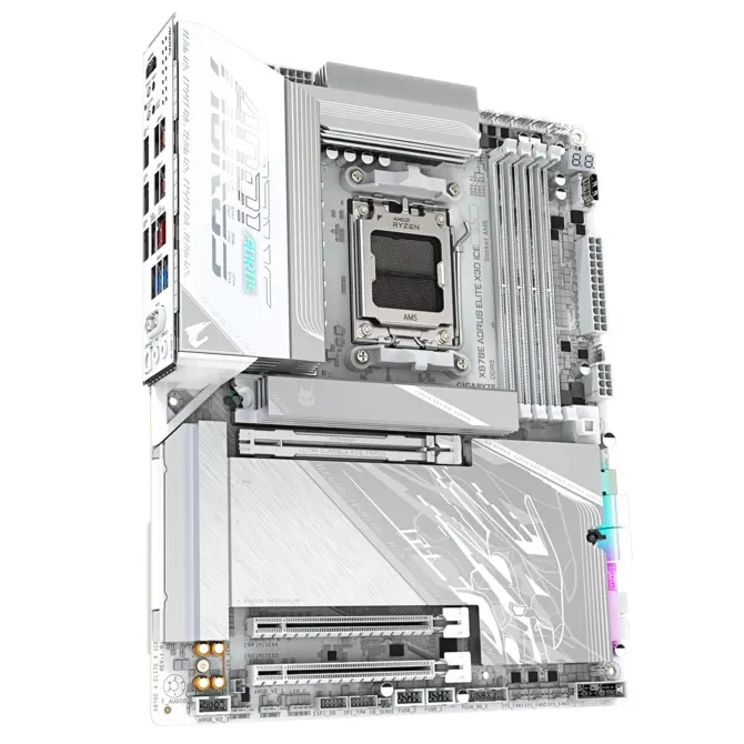 Gigabyte X870E Aorus Elite X3D Ice DDR5 AMD Gaming Motherboard - Image 4