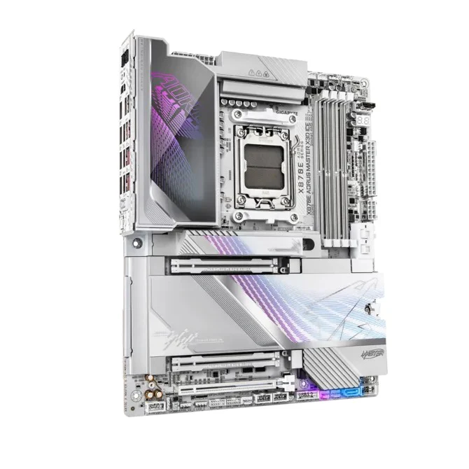 Gigabyte X870E Aorus Master X3D Ice DDR5 AMD Gaming Motherboard - Image 3