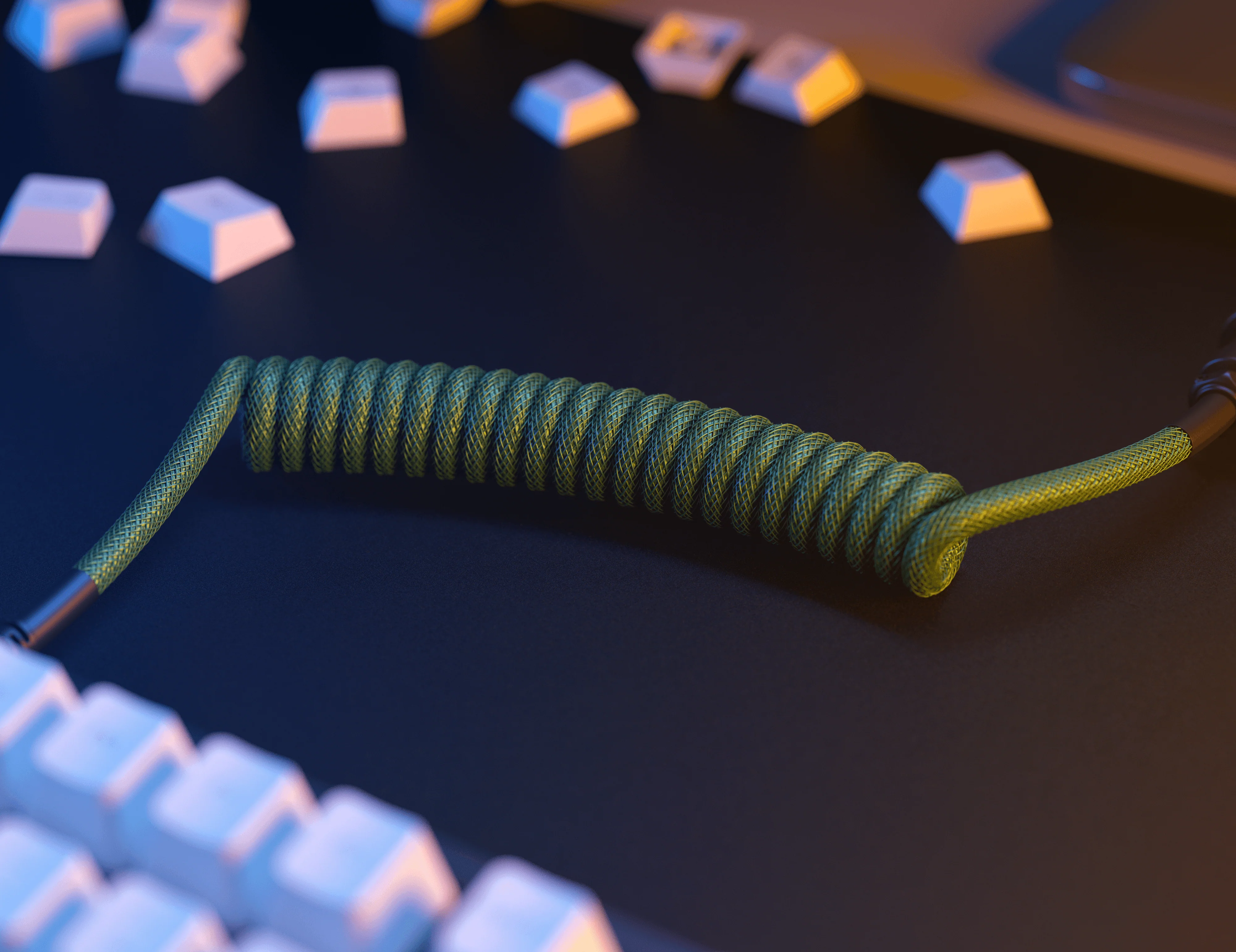 GLORIOUS COILED CABLE (FOREST GREEN) - Image 3