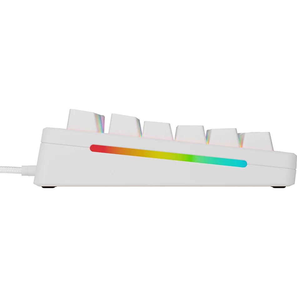 Glorious GMMK 3 75% Prebuilt Wired Mechanical Gaming Keyboard (White) (GLO-KB-GMMK3-75-PB-FOX-W-WHT-US) - Image 6