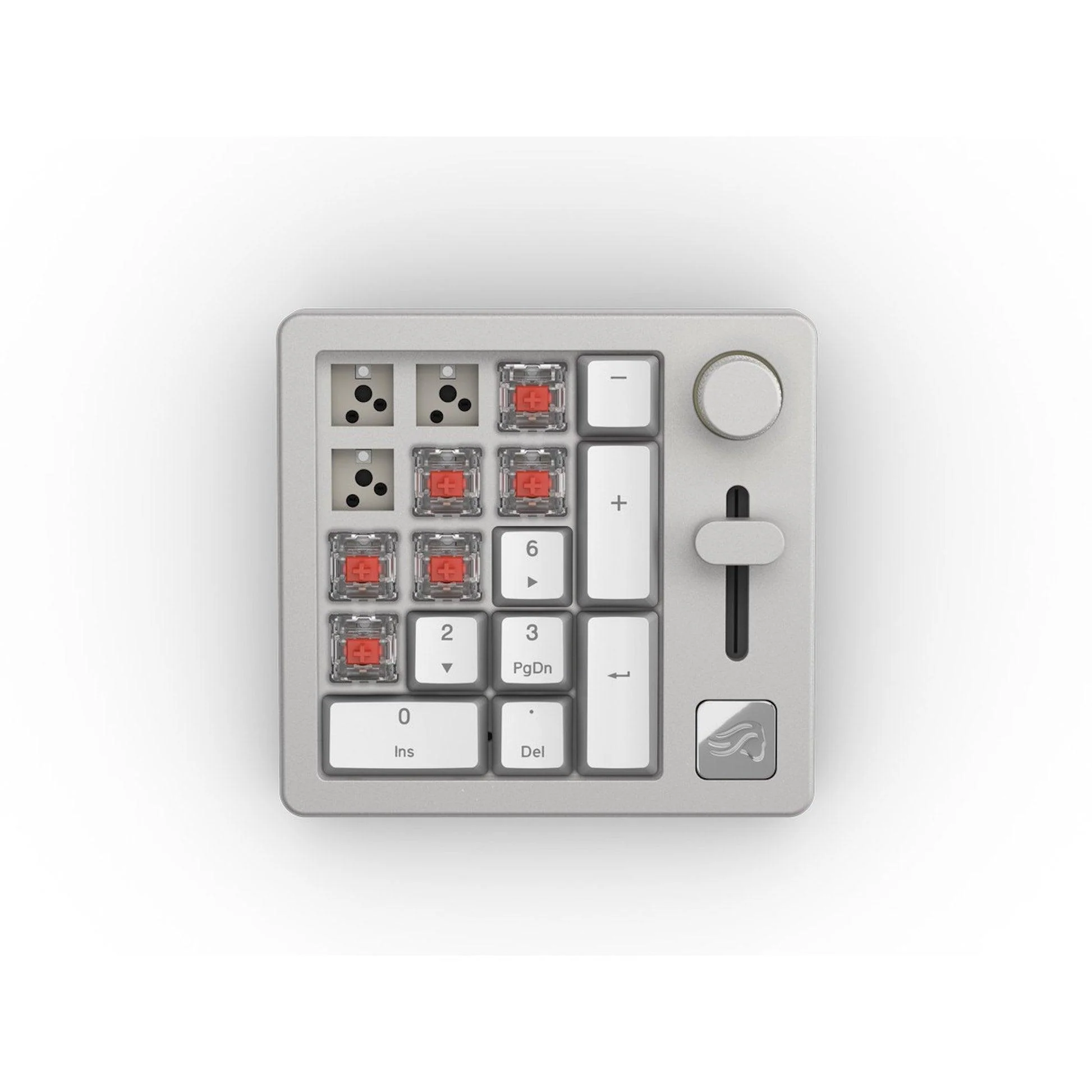 Glorious GMMK Numpad Premium Wireless Macro Pad (White Ice) - Image 4