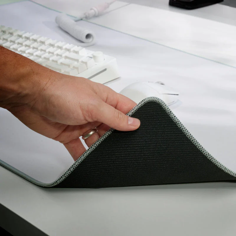 Glorious GMP 2 3XL Stitched Cloth Gaming Mousepad (White) (GLO-MP2-CLTH-STC-3XL-WHT) - Image 3
