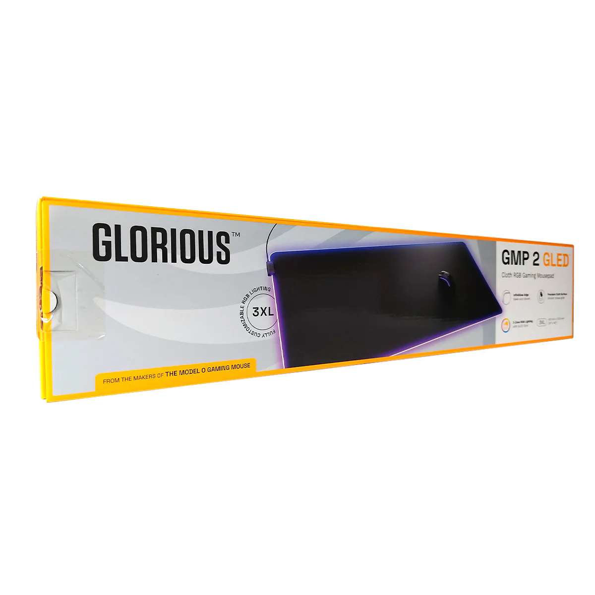 Glorious GMP 2 GLED RGB Cloth Gaming Mousepad - Black (XL, XXL, 3XL, Large Extended, XL Extended) - Image 25