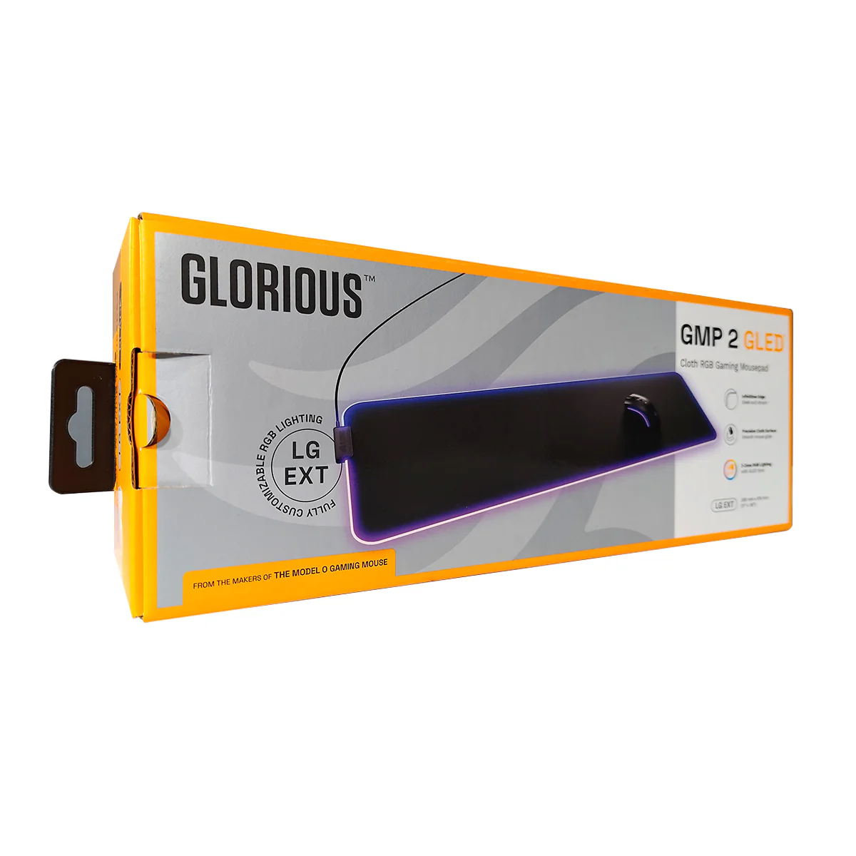 Glorious GMP 2 GLED RGB Cloth Gaming Mousepad - Black (XL, XXL, 3XL, Large Extended, XL Extended) - Image 5