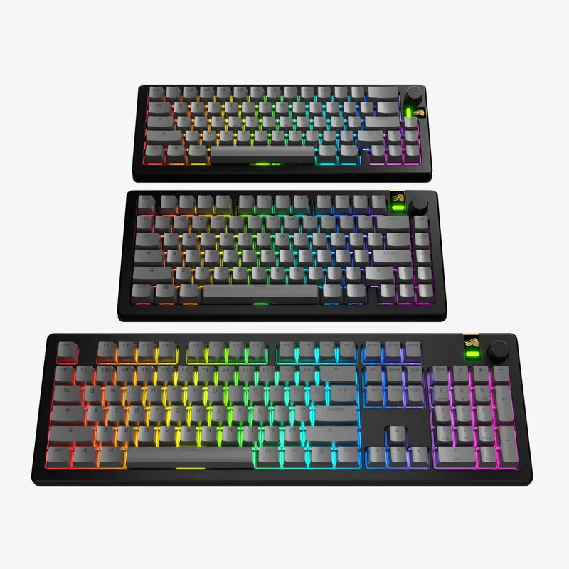 Glorious GPBT Basics Keycaps (Classic White, Mana Blue, Totem Green, Armor Gray) - Image 13