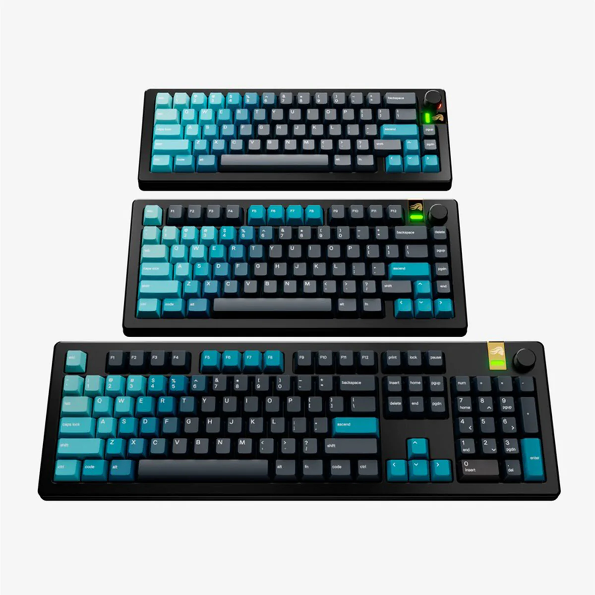 Glorious GPBT Gradient Keycaps (Grapefruit, Nebula, Ocean, Rain Forest, Celestial Fire, Celestial Ice) - Image 25