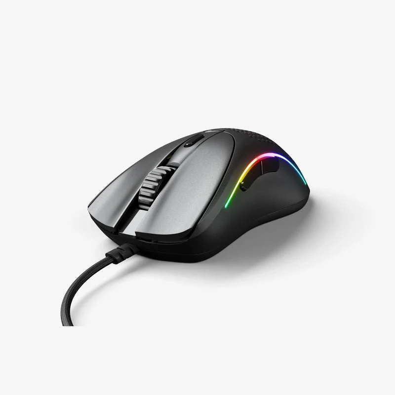 Glorious Model D 2 RGB Wired Ultralight Ergonomic Gaming Mouse (Matte Black, Matte White) - Image 3