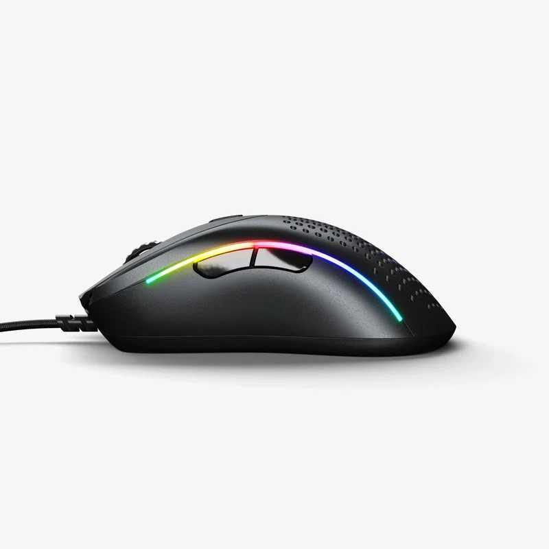 Glorious Model D 2 RGB Wired Ultralight Ergonomic Gaming Mouse (Matte Black, Matte White) - Image 4