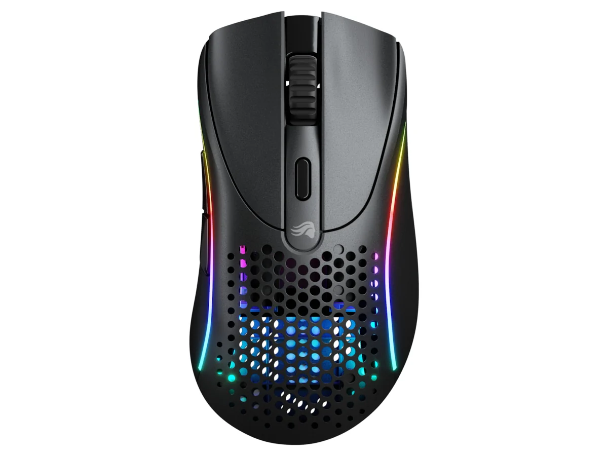 Glorious Model D 2 RGB Wireless Ultralight Ergonomic Gaming Mouse (Black, White) - Image 2