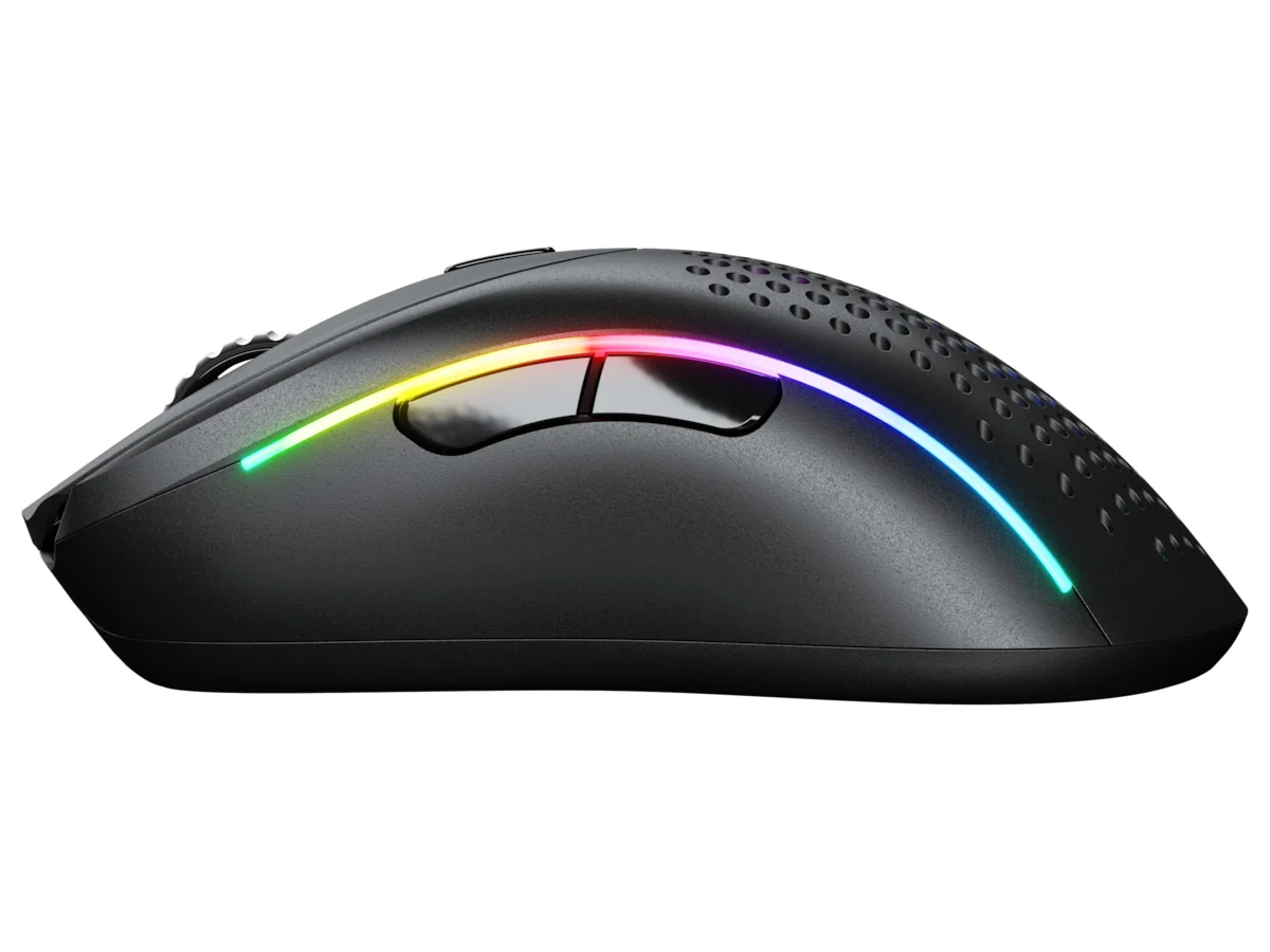 Glorious Model D 2 RGB Wireless Ultralight Ergonomic Gaming Mouse (Black, White) - Image 6