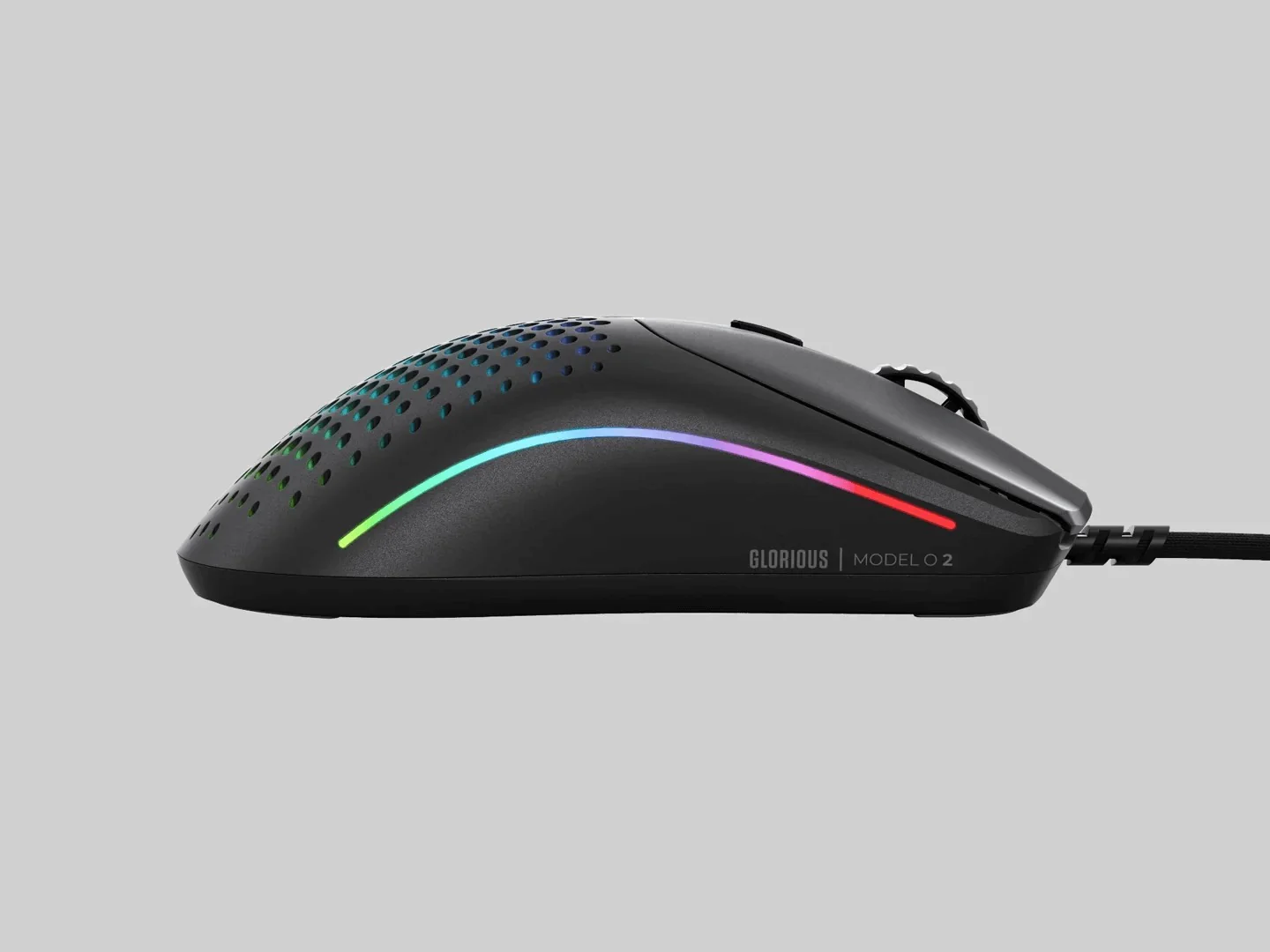 Glorious Model O 2 Ultralight Ambidextrous Wired Gaming Mouse (Black) - Image 4