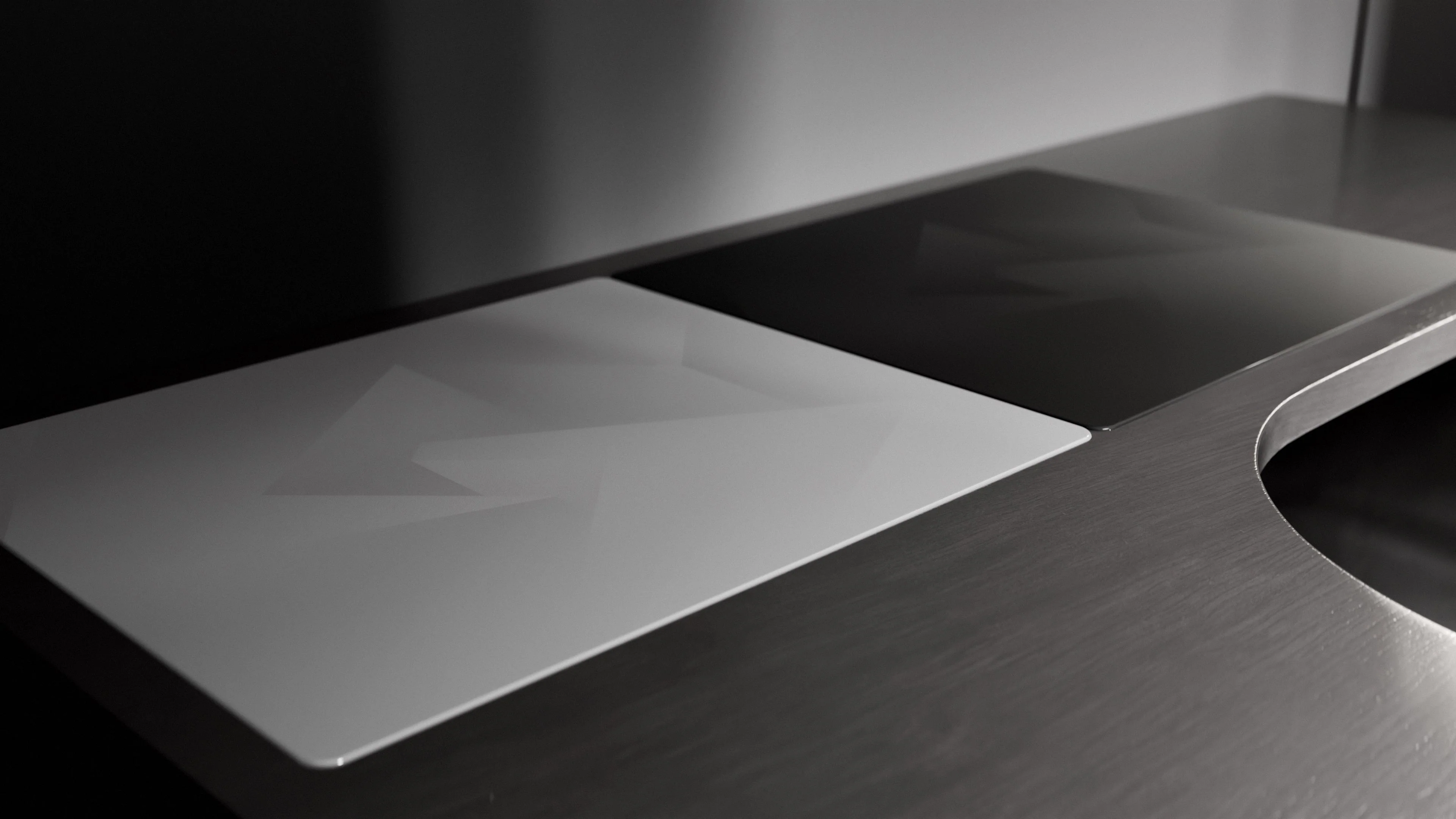 GLSSWRKS Polarity Series Glass Mousepad (Large, XLarge) (Black) - Image 3
