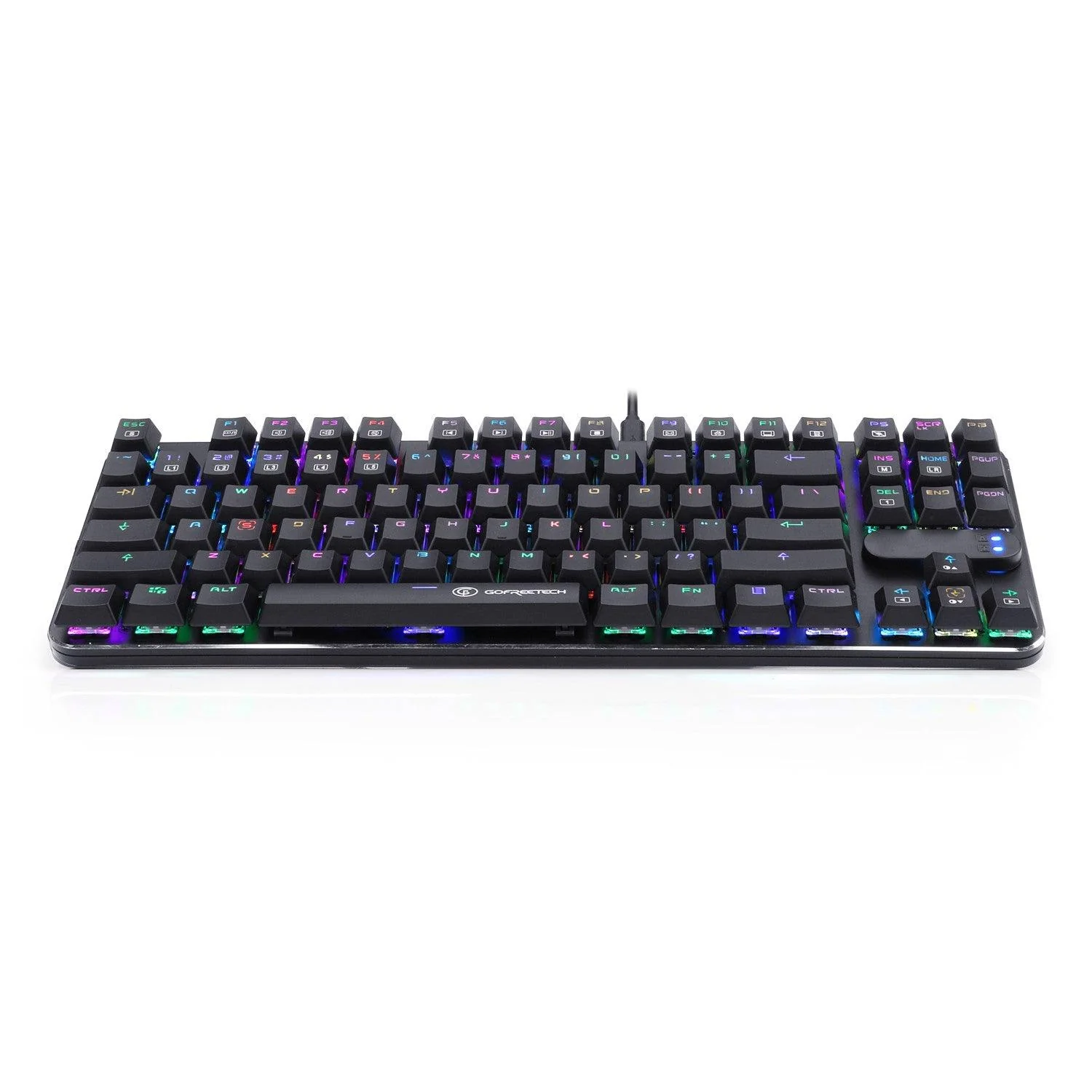 Gofreetech MK600 87-KEYS RGB Mechanical Gaming Keyboard (Brown Switch) + GFT M006 Wireless Optical Mouse Bundle - Image 7