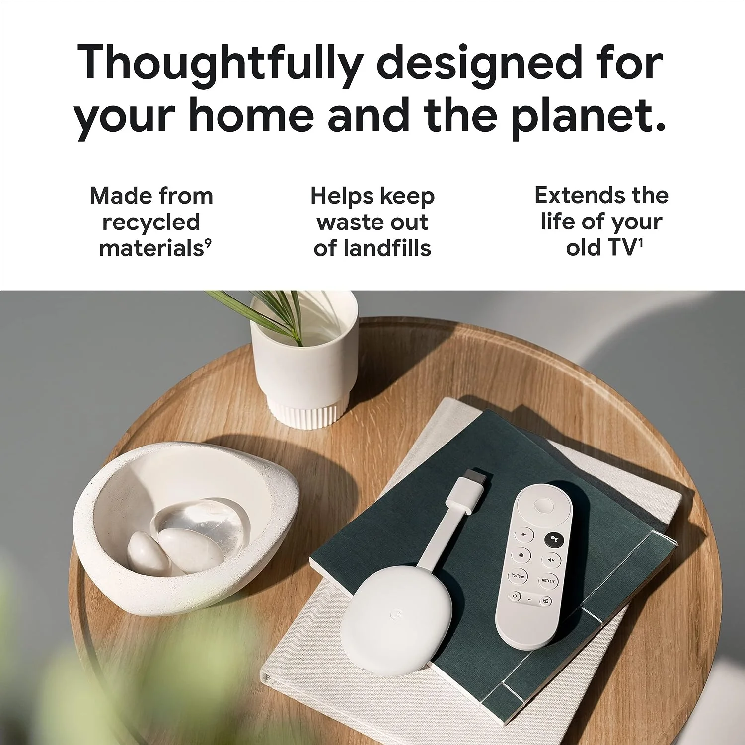 Google Chromecast HD With Google TV (Snow) - Image 5