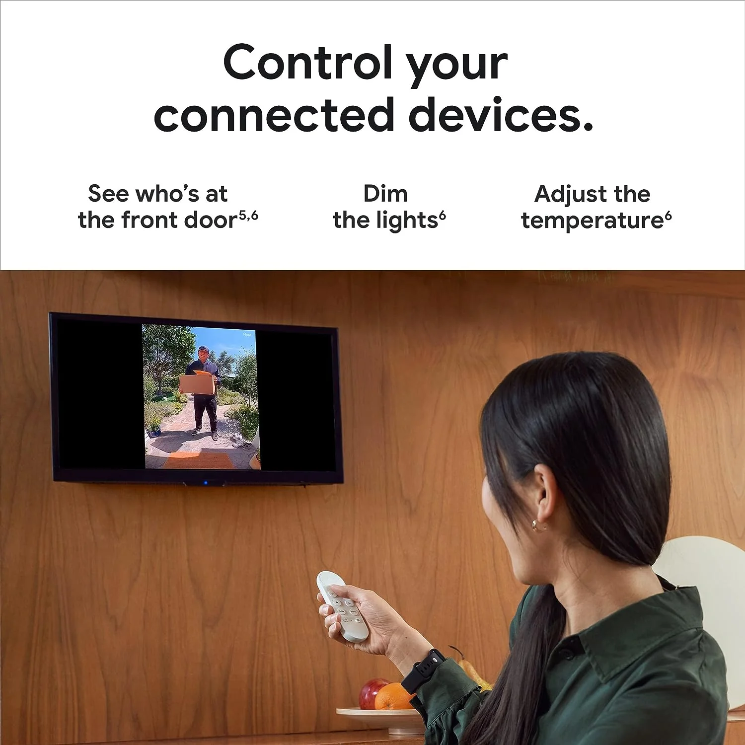 Google Chromecast HD With Google TV (Snow) - Image 6