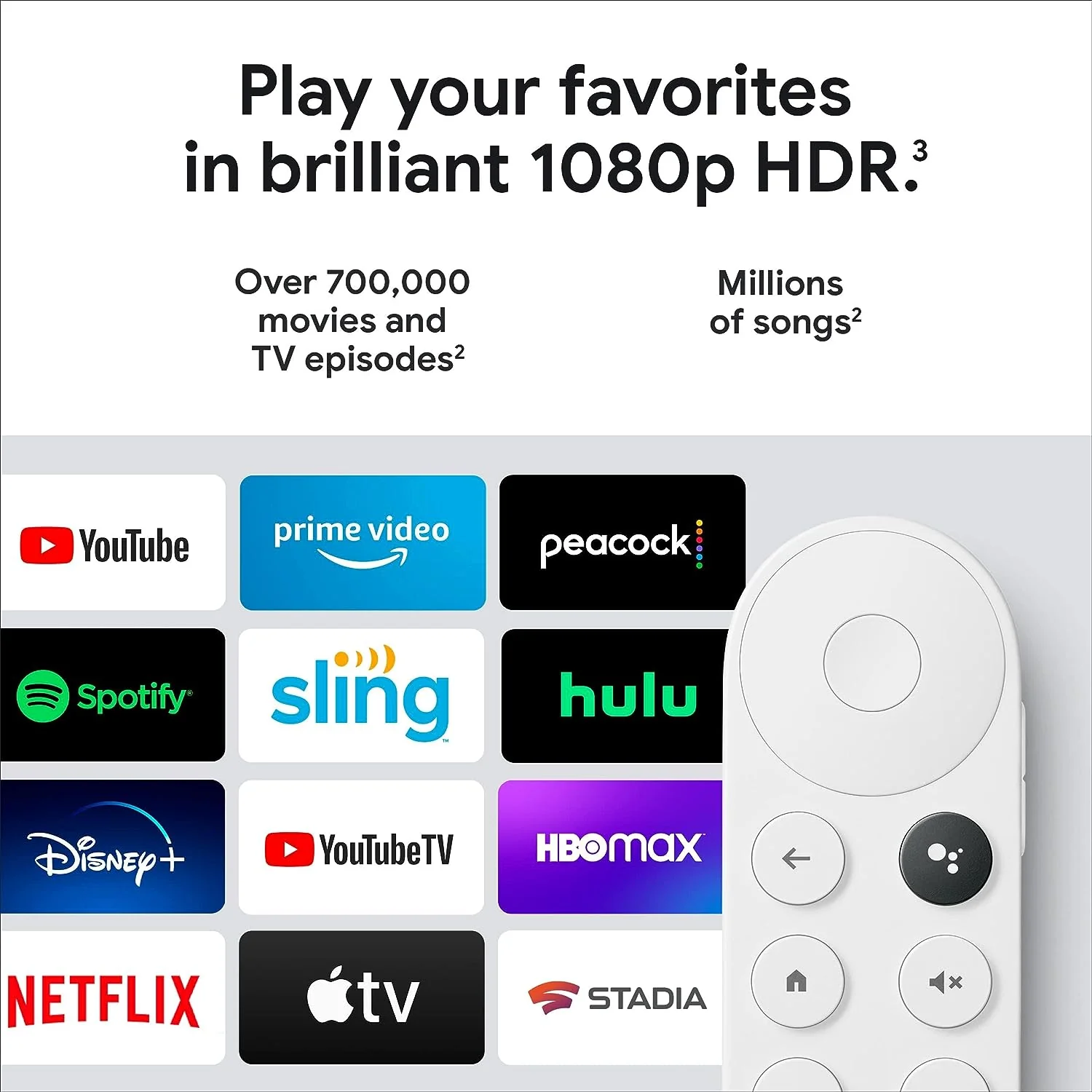 Google Chromecast HD With Google TV (Snow) - Image 8