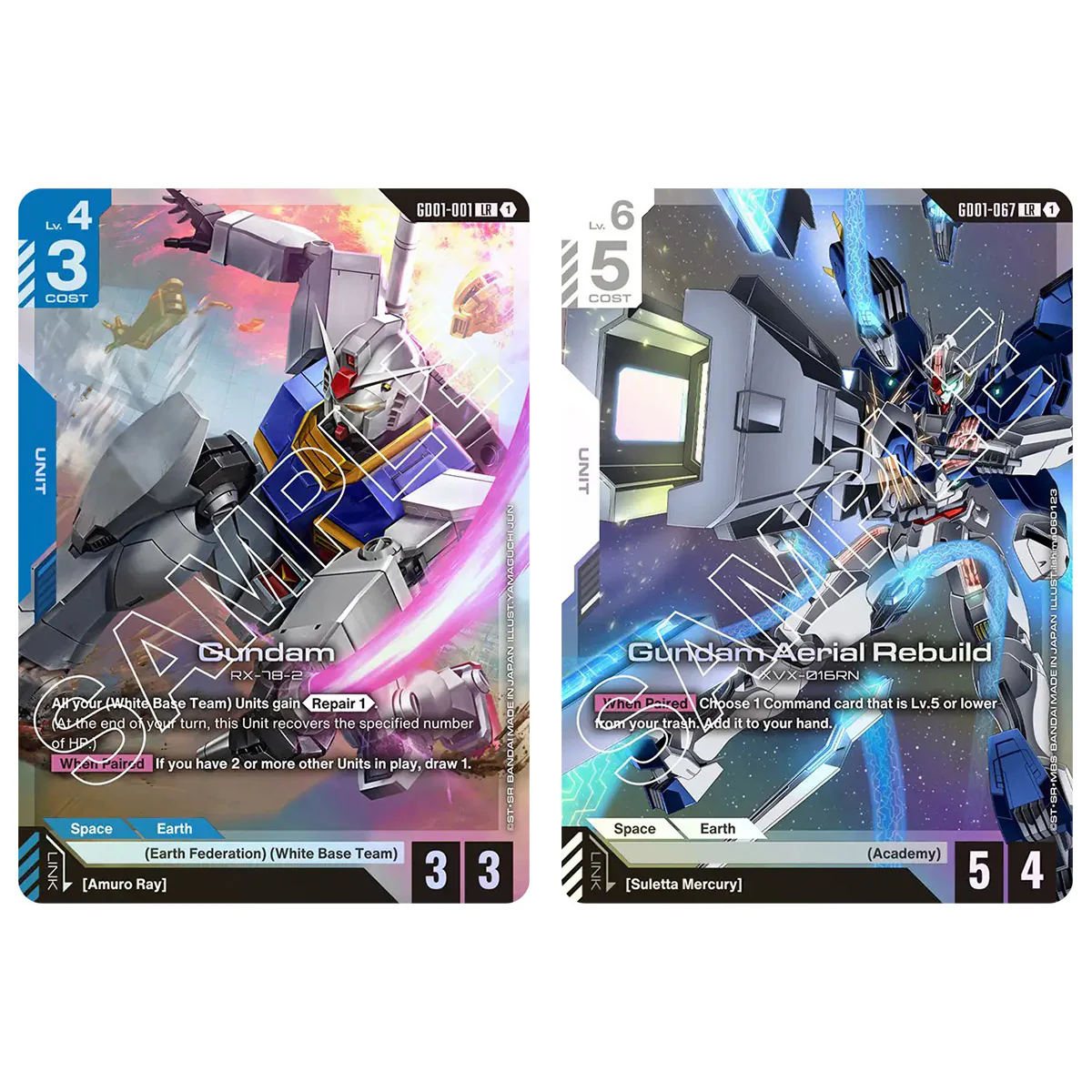 Gundam Card Game Newtype Rising Booster Pack (GD01) (English Ver.) - Image 2