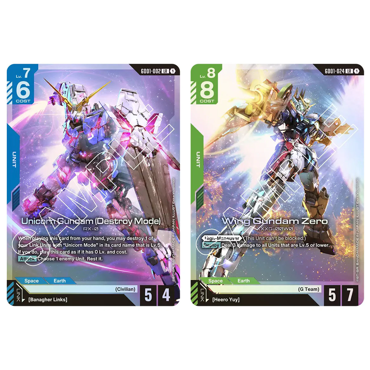 Gundam Card Game Newtype Rising Booster Pack (GD01) (English Ver.) - Image 4