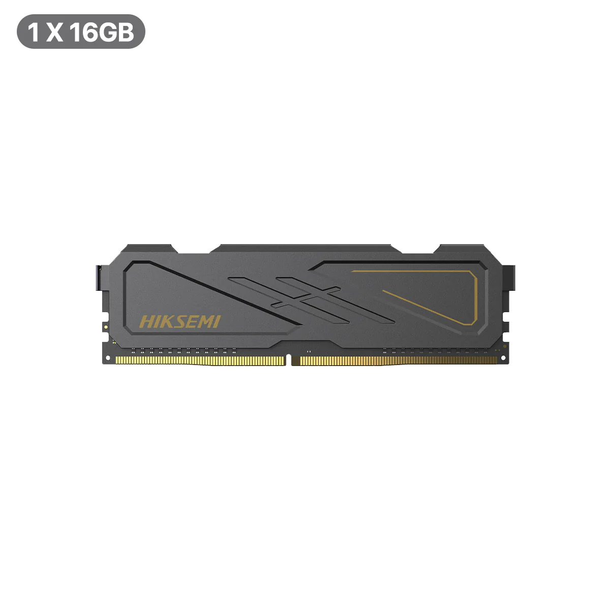 Hiksemi Armor 16GB DDR5 4800MHz UDIMM Gaming Memory with Heatsink (Black) (HSC516U48D2 16G)