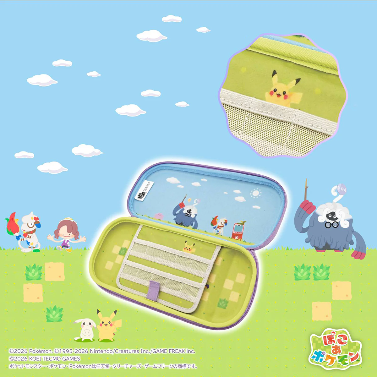 Hori 3D Hybrid Hard Pouch for Nintendo Switch 2 (Pokemon Pokopia) (NSX-182A) - Image 10