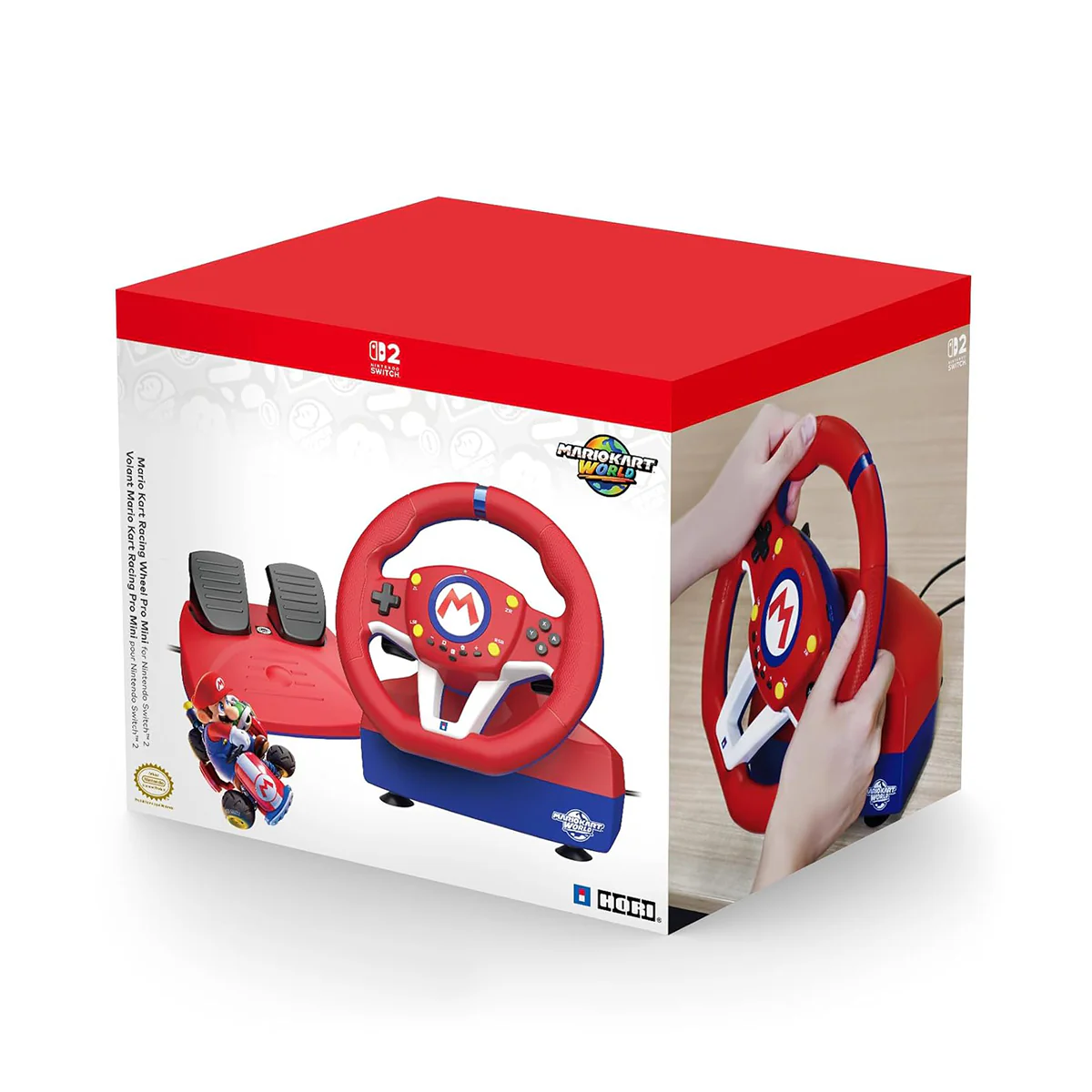Hori Mario Kart Racing Wheel Pro Mini for Nintendo Switch 2 (NSX-122A) - Image 7