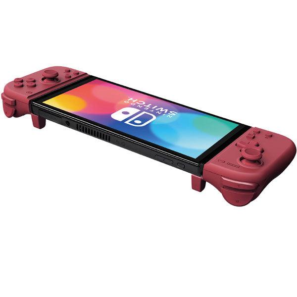 Hori NSW Grip Controller Fit For N-Switch / N-Switch OLED (Apricot Red) (NSW-398A) - Image 3