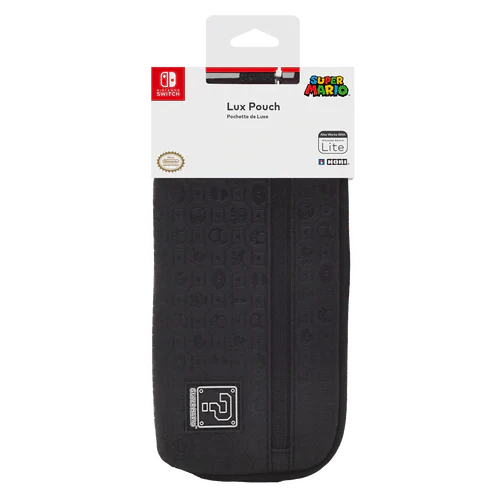 HORI NSW LUX POUCH SUPER MARIO EDITION FOR NSW/NSW LITE (BLACK) (NSW-224U) - Image 6