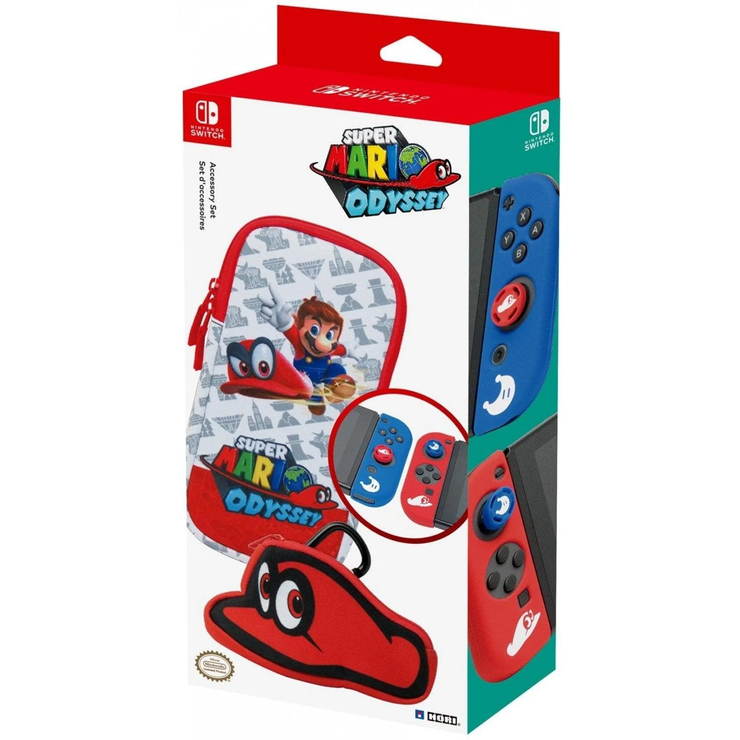 HORI NSW Super Mario Odyssey Accessory Set (NSW-073U)