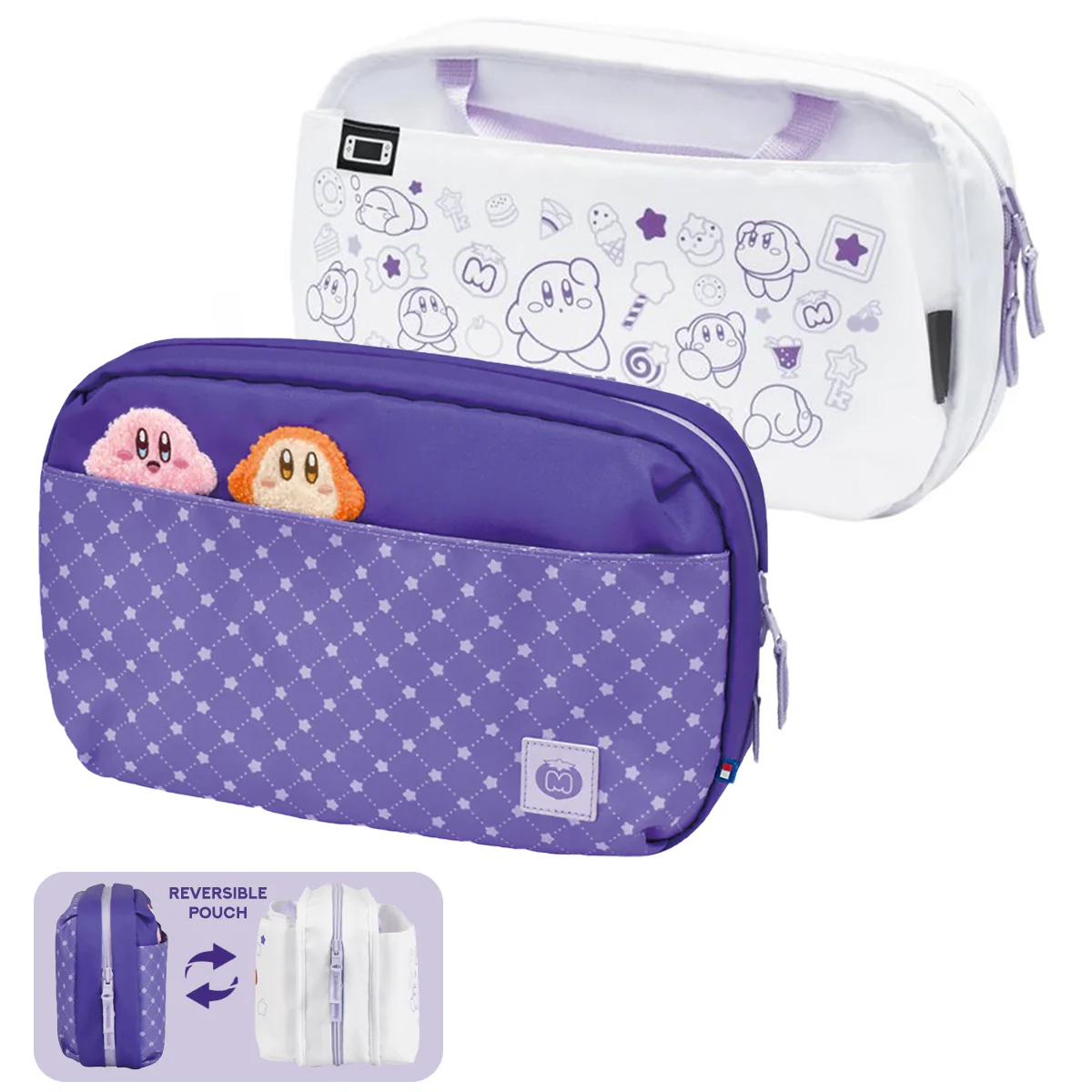 Hori Reversible Travel Pouch for Nintendo Switch 2 (Kirby & Waddle Dee) (NSX-028A) - Image 9