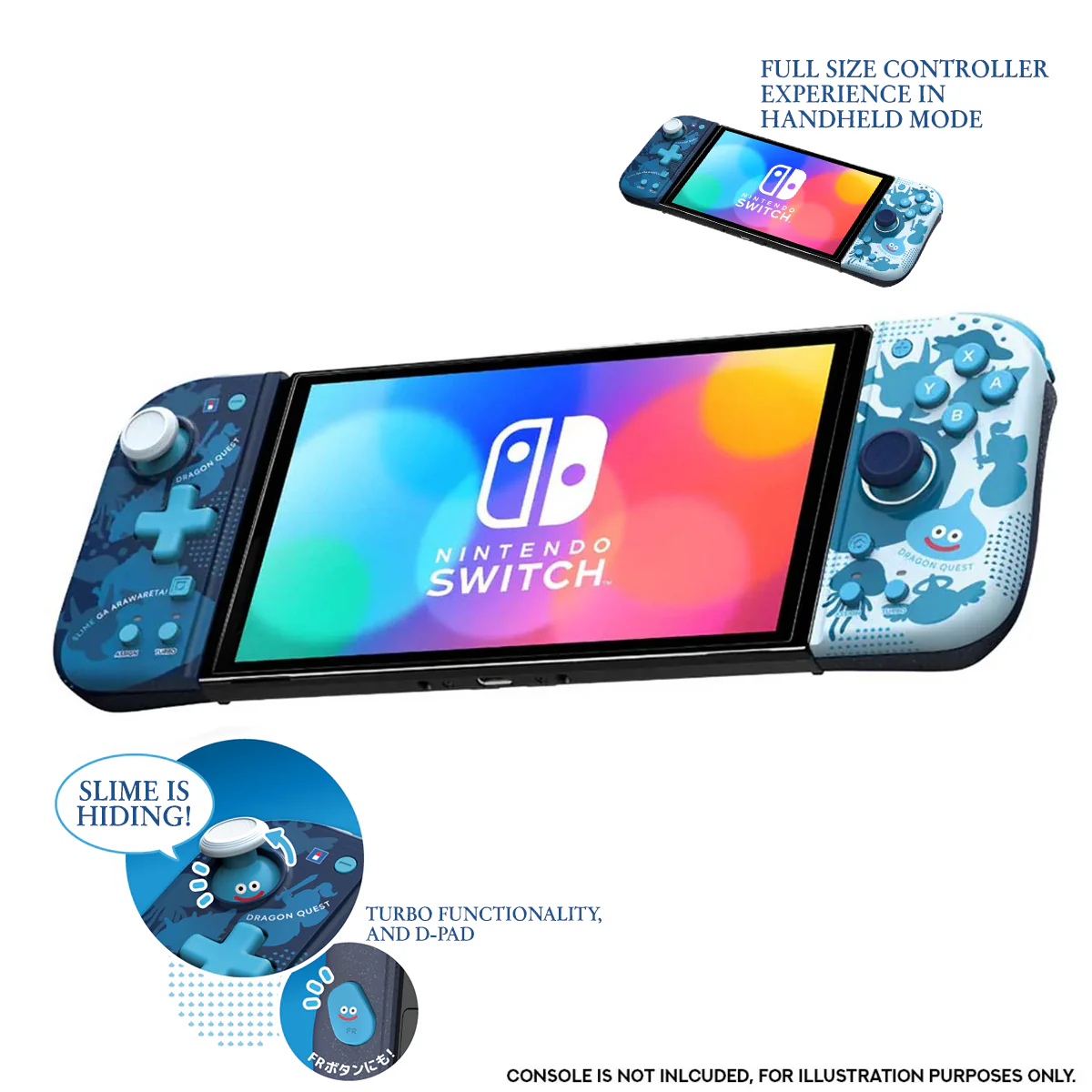 Hori Split Pad Compact Dragon Quest Slime for Nintendo Switch (NSW-458A)