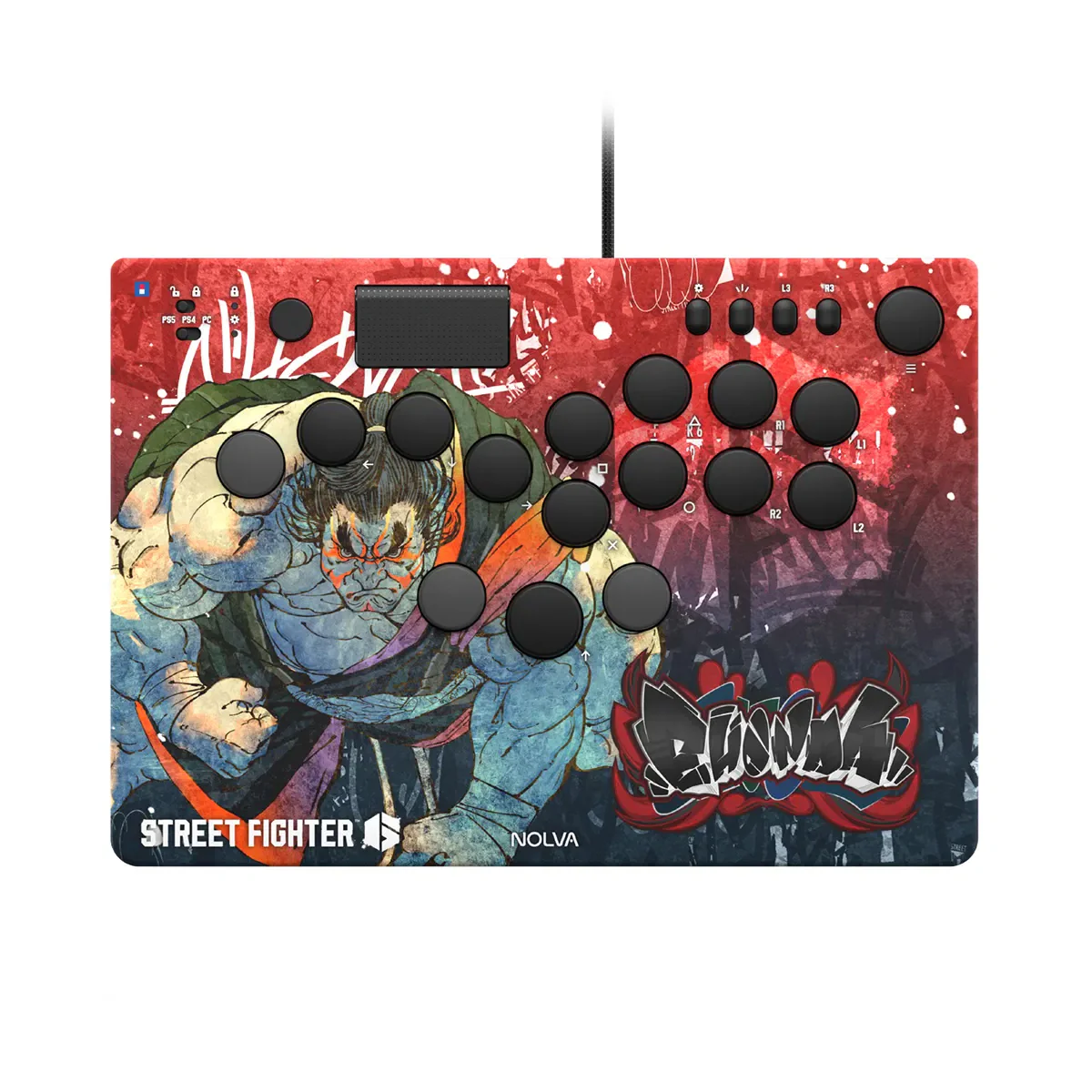 Hori Street Fighter 6 Nolva Mechanical All-Button Arcade Controller for PS5 and Windows (Luke, Jamie, Chun-Li, E.Honda, Manon, Marisa, Zangief, Cammy, Rashid, Gouki) - Image 12