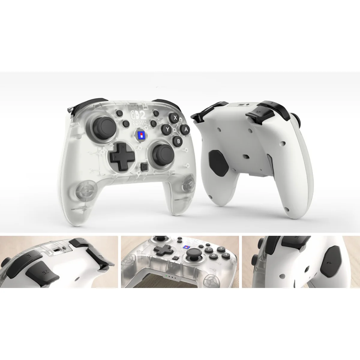 Hori Wireless Horipad Turbo Controller for Nintendo Switch 2 (Mist Black, Aqua Cyan, Frost White, Shine Yellow, Ruby Magenta) (NSX-126A, NSX-131A, NSX-132A, NSX-133A, NSX-134A) - Image 9