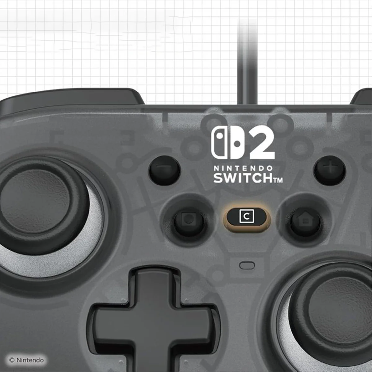 Horipad Turbo Mini for Nintendo Switch 2 (Black) (NSX-222A) - Image 5