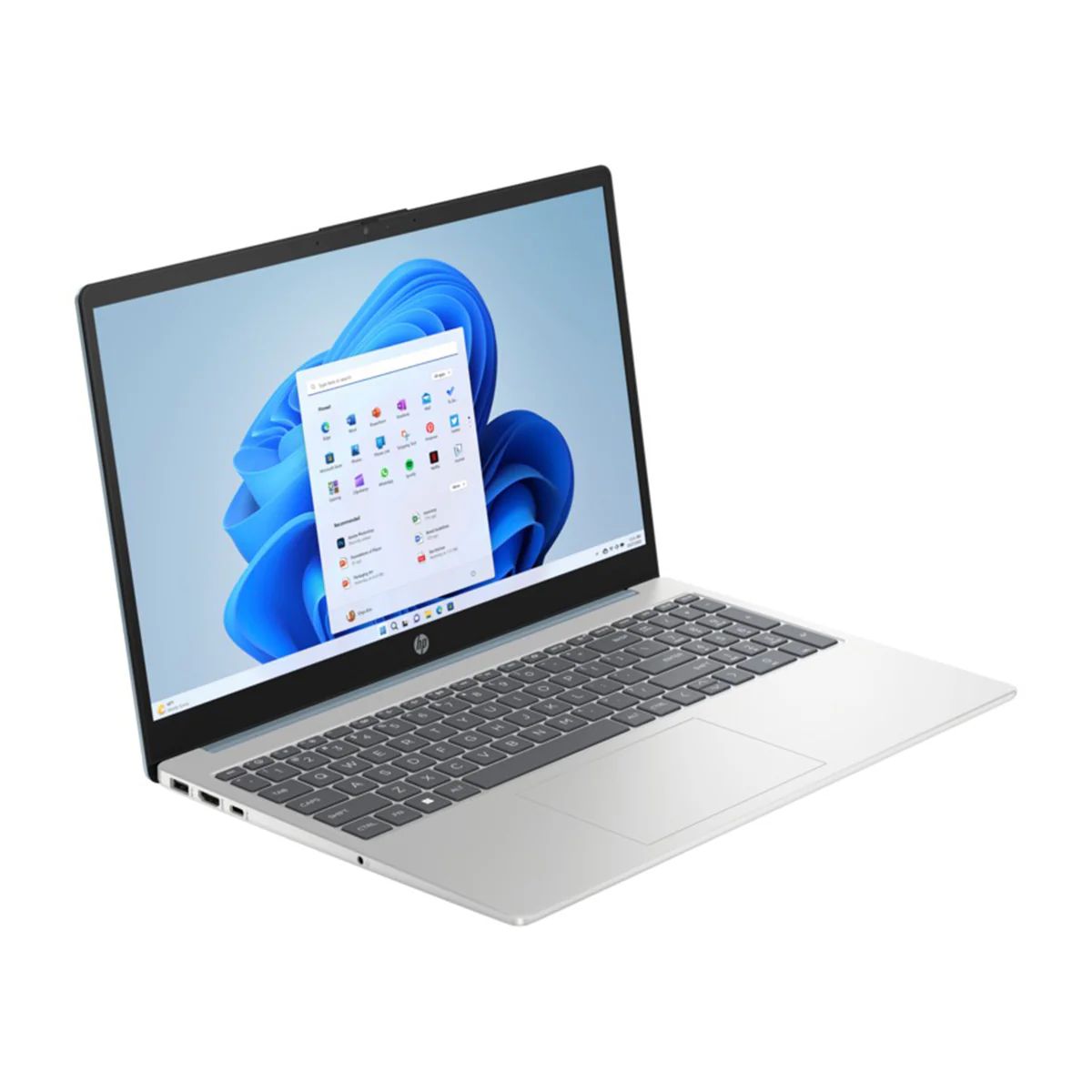 HP 15-FC0261AU Laptop (Natural Silver) | 15.6" FHD (1920x1080) | Ryzen 5 7530U | 16GB RAM | 512GB SSD | AMD Radeon Integrated Graphics | Windows 11 Home | MS Office Home & Student 2021 | HP Prelude Topload Bag - Image 3