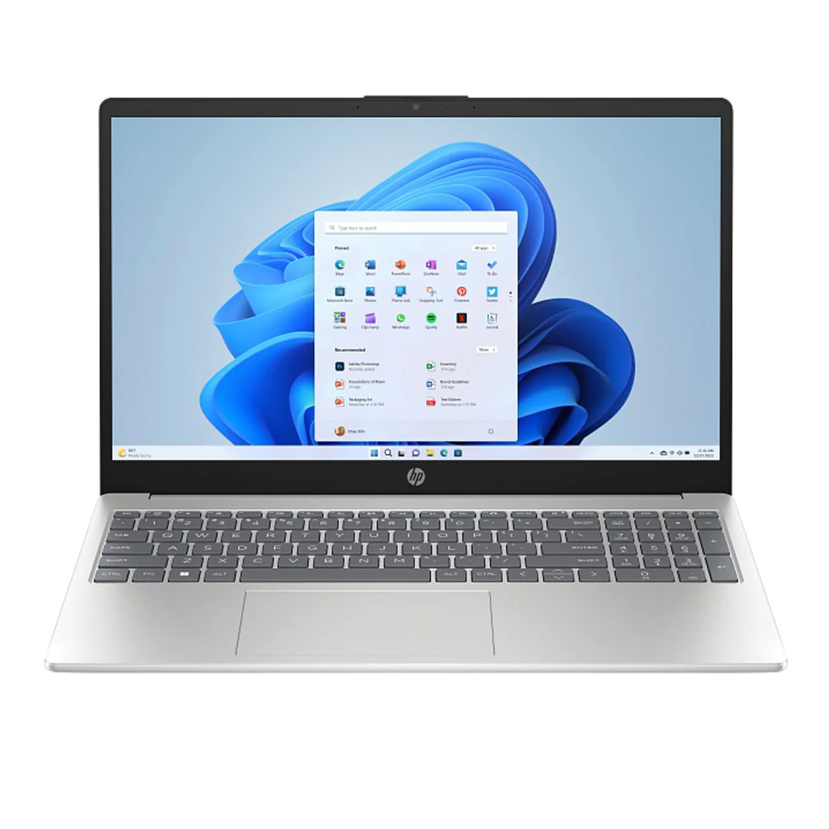 HP 15-fc0757AU Laptop (Natural Silver) | 15.6" FHD (1920x1080) IPS | Ryzen 5 7520U | 16GB RAM | 512GB SSD | AMD Radeon Graphics | Windows 11 Home | MS Office Home 2024 + MS 365 Basic + HP Everyday 16" Laptop Briefcase - Image 2