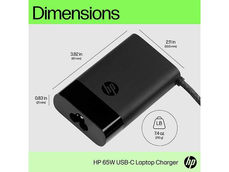 HP 65W USB-C Laptop Charger (671R2AA) - Image 5