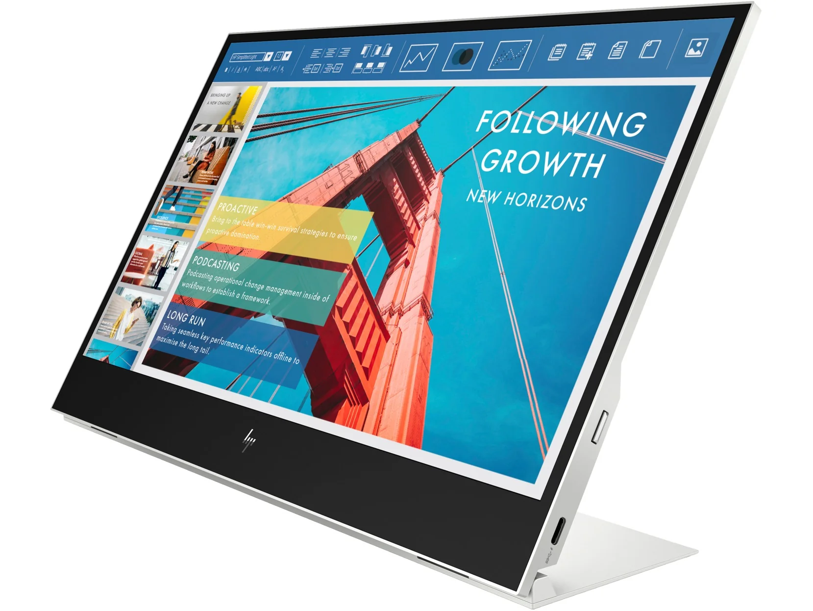 HP E14 G4 1B065AA 14" Diagonal FHD IPS 60Hz USB Type-C Portable Monitor - Image 2