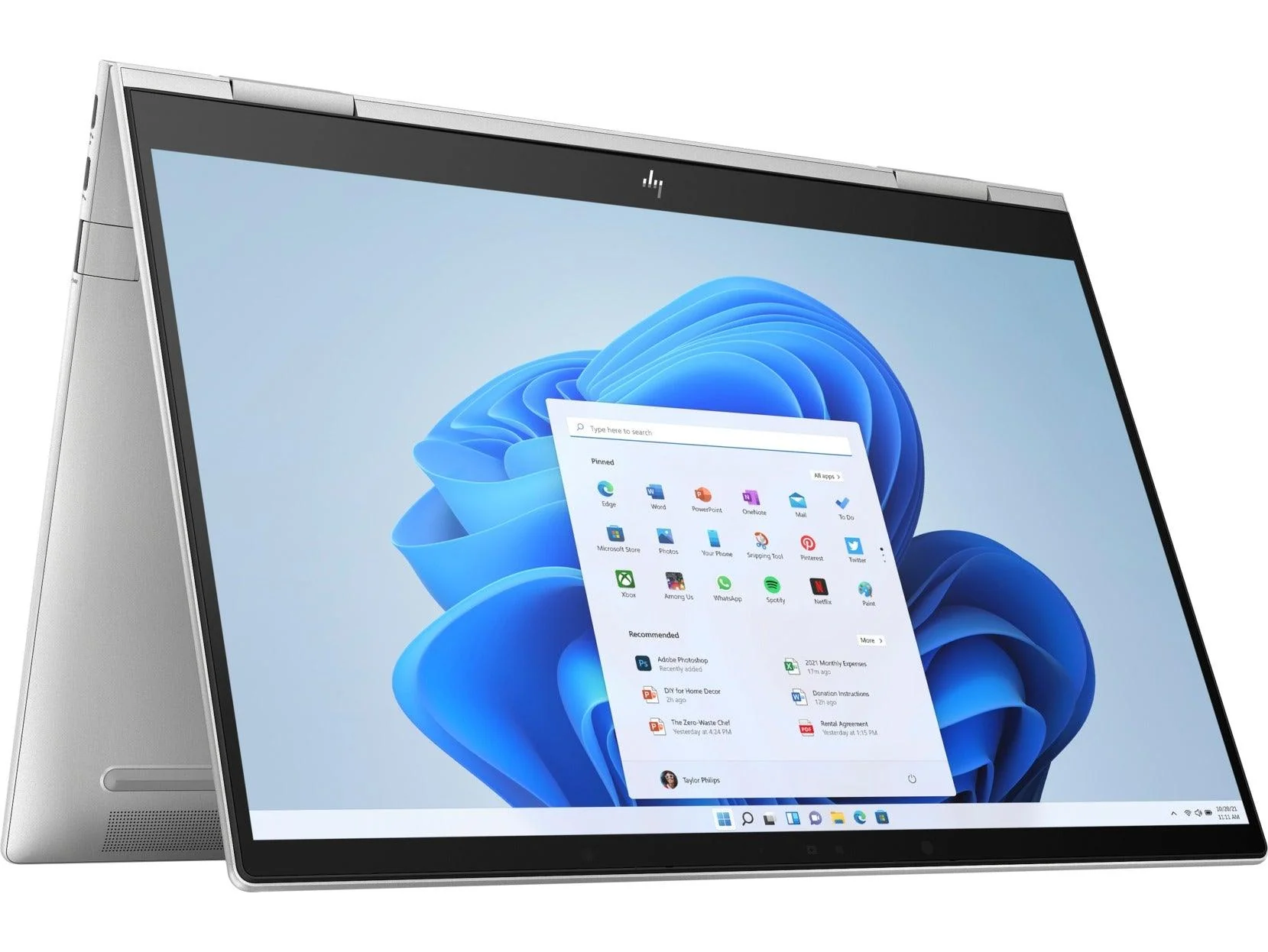 HP Envy X360 13-BF0046TU 2-IN-1 Laptop (Natural Silver) | 13.3” |  i7-1250U | 16 GB DDR4 | 512 GB SSD | Iris® Xe Graphics | Windows 11 | MS Office H&S 2021 | Stylus Pen | HP Prelude 15.6”  Topload Bag - Image 5