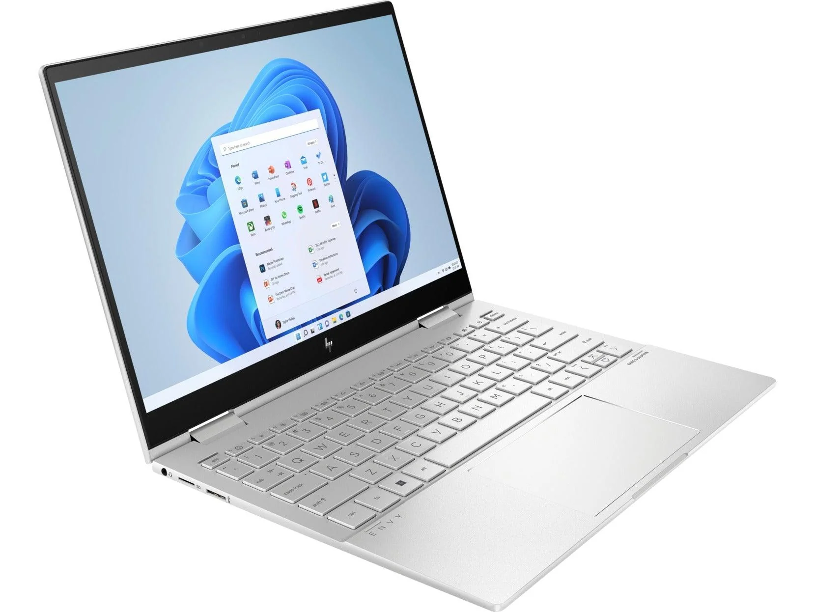 HP Envy X360 13-BF0108TU 2-In-1 Laptop (Natural Silver) | 13.3” WUXGA | i5-1230U | 16 GB RAM | 512 GB SSD | Intel Iris Xe | Windows 11 | MS Office H&S 2021 | Stylus Pen | HP Prelude 15.6” Topload Bag - Image 6
