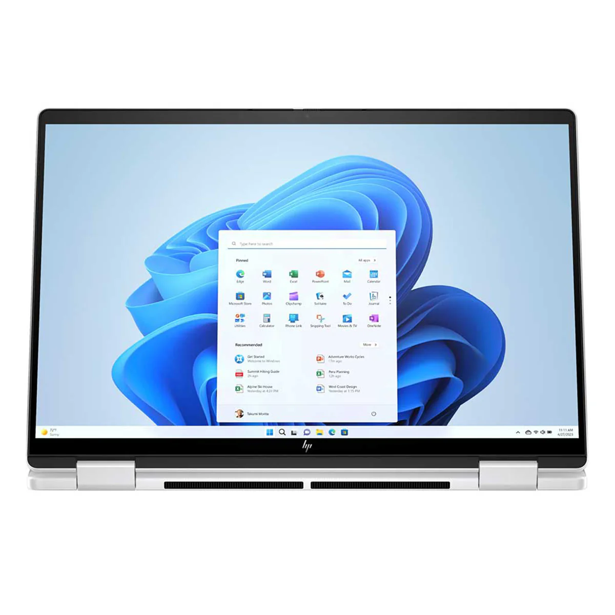 HP Envy x360 14-fa0079AU 2-in-1 Laptop (Glacier Silver) | 14" 2.8K (2880x1800) OLED 120Hz Touch | Ryzen 7 8840HS | 16GB RAM | 1TB SSD | AMD Radeon Graphics | Windows 11 Home | MS Office Home 2024 + HP Everyday 16" Laptop Briefcase - Image 3