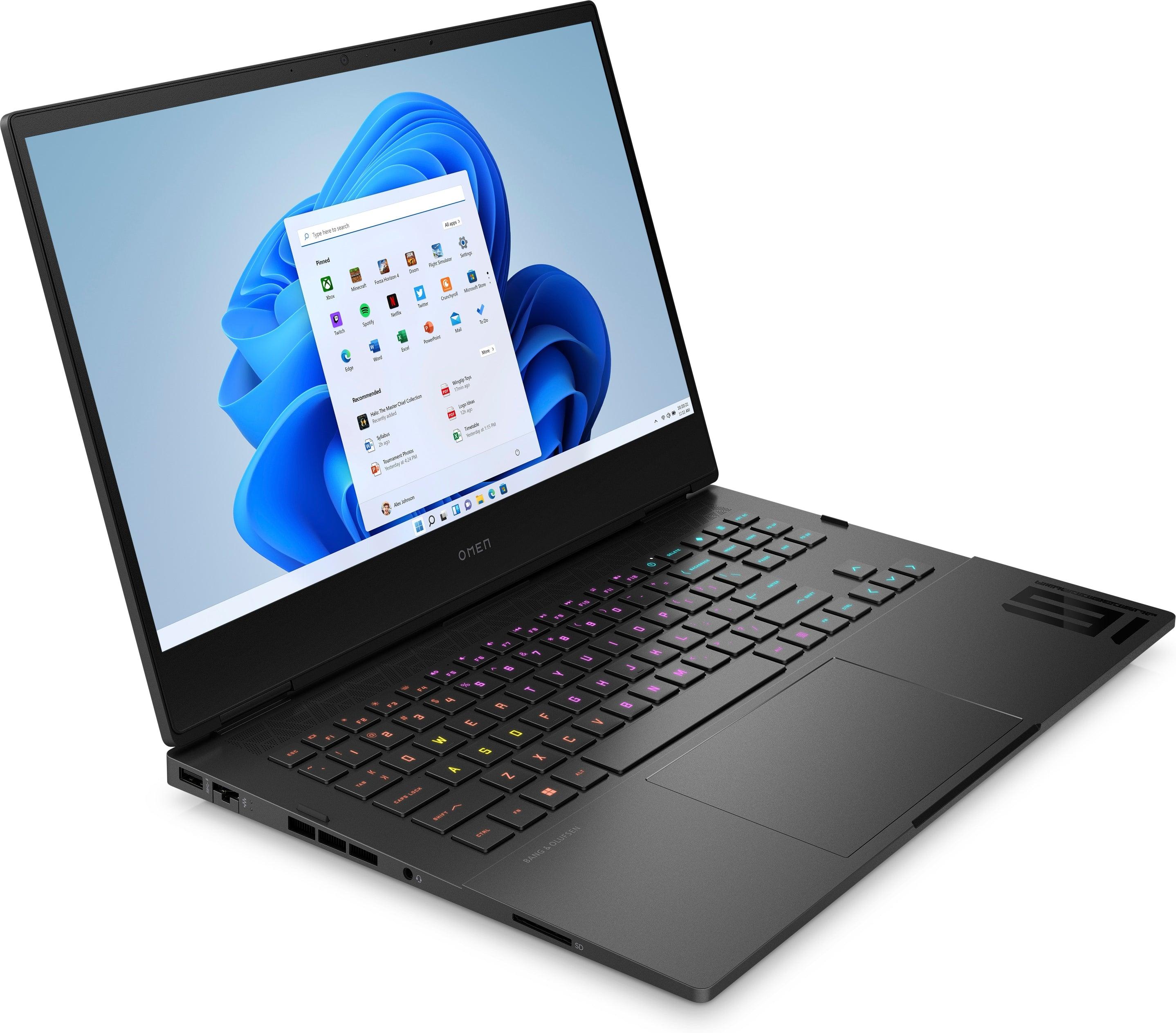 HP Omen 16-K0097TX Gaming Laptop (Shadow Black) | 16.1" FHD IPS (1920 x 1080) | i5-12500H | 16GB RAM | 512GB SSD | RTX™ 3060 | Windows 11 | MS Office Home & Student 2021 | HP Travel 18L 15.6 Backpack (Iron Grey) - Image 5