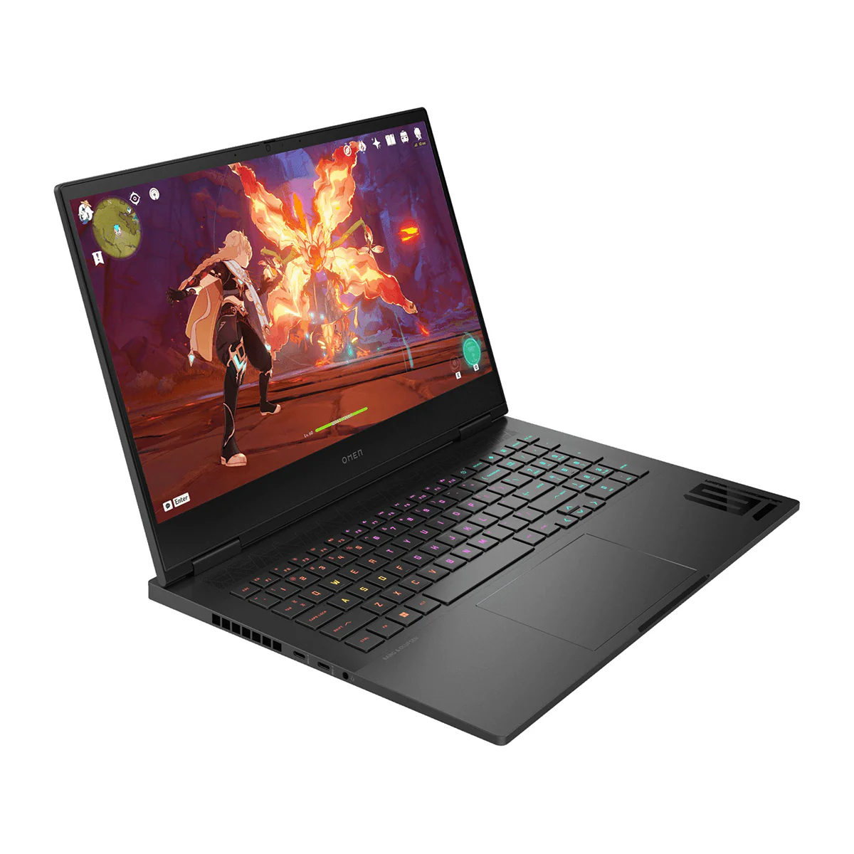 HP Omen 16-XF0101AX Gaming Laptop (Shadow Black) | 16.1" QHD (2560x1440) 240Hz IPS | Ryzen 9 7940HS | 16GB RAM | 1TB SSD | RTX 4070 | Windows 11 Home | MS Office Home & Student 2021 | HP Travel 18L Backpack - Image 5